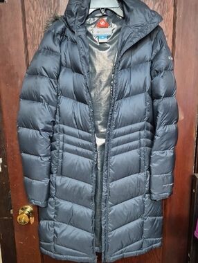 Columbia Silver and Blue Omni-Heat Lined Jacket (XS)